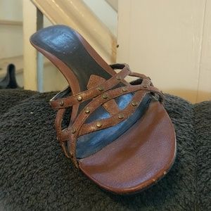 Gently loved slide on heels.